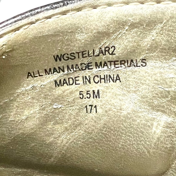 GUESS WgStella2 Y2K black leather buckle heeled booties size 5.5 - Picture 9 of 9